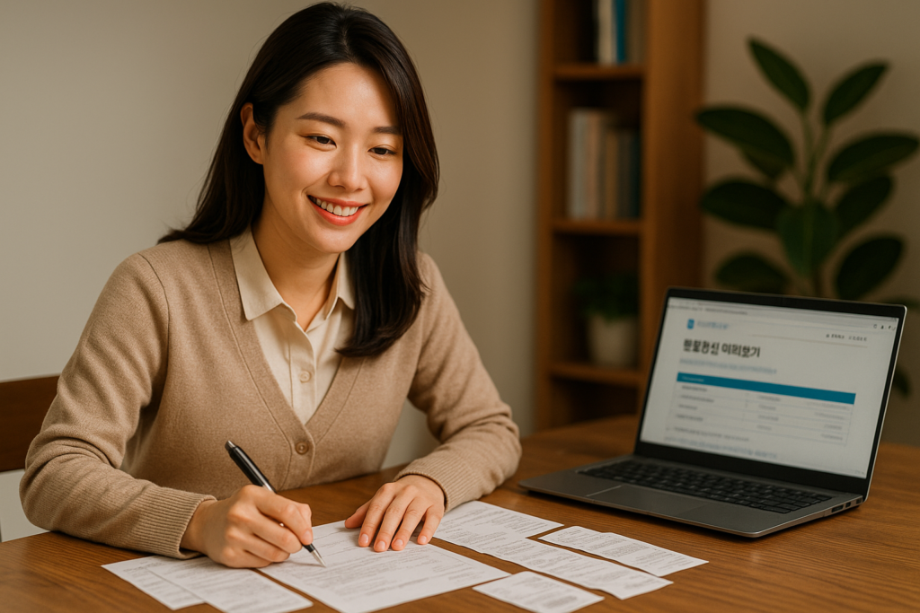 연말정산 챙기는 직장인
